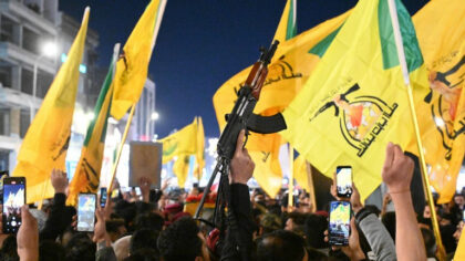 Các chiến binh Kataib Hezbollah tại Basra, Iraq.